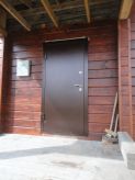 Наружная дверь Термо в частный дом; цвет Антик бронза.