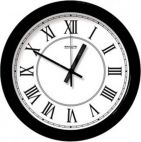 Часы настенные Салют круг 282х40мм Черный (013) (10) Салют
