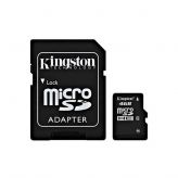 Карта памяти Kingston SD-micro 4GB SDHC Class 10 +adapter (SDC10/4Gb) Kingston