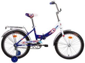 Велосипед FORWARD ALTAIR City boy 20 Compact белый/синий  FORWARD