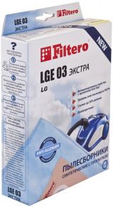 Пылесборник Filtero LGE 03 (4) ЭКСТРА FILTERO