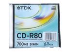 CD-R 700 Mb TDK*52 slim  (10/100) TDK