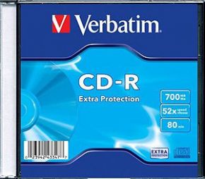 CD-R 700 Mb VERBATIM*52 EP slim   (10/200) Verbatim