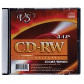 CD-RW 700 Mb VS*12 slim   (5/200) VS