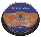 DVD-R 4.7 Gb VERBATIM*16 по 10 шт. в банке   (200) Verbatim