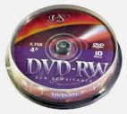 DVD-RW 4.7 Gb VS*4 по 10 шт. в банке VS