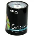 DVD+R 4.7 Gb TDK*16 по 100 шт. в банке TDK