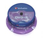 DVD+R 4.7 Gb VERBATIM*16 по 25 шт. в банке   (200) Verbatim
