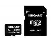 MicroSDHC 8 Gb KINGMAX class 4 + адаптер SD Kingmax