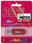 USB-Flash 32 Gb MIREX ELF Red с колпачком Mirex