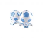 Колонки PERFEO PF-2014 "Football Speaker" 2*1 Вт, бело-голубые, USB Perfeo