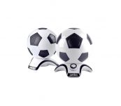 Колонки PERFEO PF-2014 "Football Speaker" 2*1 Вт, чёрно-белые, USB Perfeo