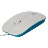 Мышь DEFENDER 440 WI "NET SPRINTER", бело-голубая, плоская, USB Defender