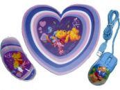 Мышь сувенирная DISNEY "Winnie", голубая, USB Disney