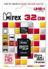 MicroSDHC 32 Gb MIREX class 10 + адаптер SD UHS-1 Mirex