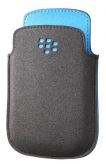 Чехол BLACKBERRY Microfiber для Curve 9320, микрофибра, чёрно-голубой BlackBerry