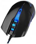 Мышь E-BLUE AUROZA G EMS607BKAA-IU, чёрная, игровая, USB E-Blue