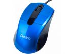 Мышь PERFEO PF-203, опт., синяя, 1000 DPI, USB Perfeo