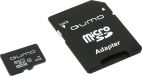 MicroSDHC 4 Gb QUMO class 10 + адаптер SD QUMO