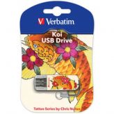 USB-Flash 16 Gb VERBATIM Mini Tattoo Edition KOI FISH (CARP FISH) Verbatim