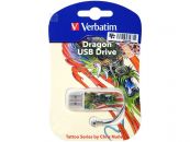 USB-Flash 16 Gb VERBATIM Mini Tattoo Edition Dragon Verbatim