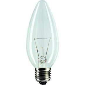 Лампа КОСМОС свеча прозрачная 40W E27 (100) КОСМОС