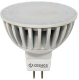 Лампа КОСМОС Premium JCDR, GU5.3, 7W, 3000К, 520Лм (10) КОСМОС