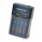 Зарядное устройство ROBITON Smart S100 (800mA, 2-4*R3/R6, МП, разряд, сетевой и автоадаптер) (15) ROBITON