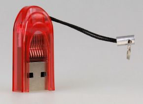 Картридер SMARTBUY 710-R микро красный (50) SmartBuy