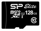 MicroSDXC 128 Gb SILICON POWER class 10 Elite UHS-I + адаптер (запись 17 мбайт/с) Silicon Power