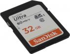 SDHC 32 Gb SANDISK Ultra class 10 UHS-I 80 MB/сек SanDisk