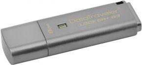 USB-Flash 8 Gb KINGSTON DT Locker+ G3, USB3.0, металл, защита паролем, аппаратное шифрование Kingston