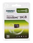 MicroSDHC 16 Gb KINGMAX class 10 без адаптера Kingmax