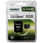 MicroSDHC 32 Gb KINGMAX class 10 + адаптер SD Kingmax