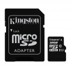 MicroSDHC 32 Gb KINGSTON class 10 + адаптер UHS-I 45MB/s Kingston