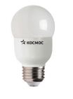 Лампа КОСМОС GL45, 5W, E27, 3000К (шарик), 340Лм (10) КОСМОС