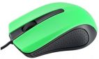 Мышь PERFEO PF-353, оптическая, чёрно-зелёная, USB Perfeo