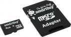 MicroSDHC 4 Gb SMART BUY class 4 + адаптер SmartBuy
