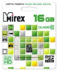 MicroSDHC 16 Gb MIREX class 10 без адаптера Mirex