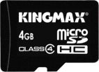 MicroSDHC 4 Gb KINGMAX class 4 без адаптера Kingmax