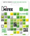 MicroSDHC 8 Gb MIREX class 10 без адаптера Mirex