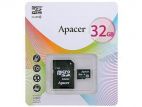 MicroSDHC 32 Gb APACER class 10 + адаптер SD UHS-1 Apacer