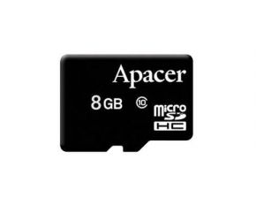 MicroSDHC 8 Gb APACER class 10 без адаптера Apacer