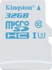 MicroSDHC 32 Gb KINGSTON Class 10 UHS-I U3 for ACTION CAM 90/45 MB/s без адаптера Kingston