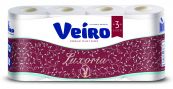 Туалетная бумага Linia VEIRO Luxoria 3слоя 8шт/уп (5/240) VEIRO