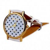 Часы наручные Geneva Platinum-2 с кожаным ремешком белый Geneva