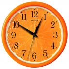 Часы настенные Салют круг 245*35мм Апельсин (237) (10) Салют
