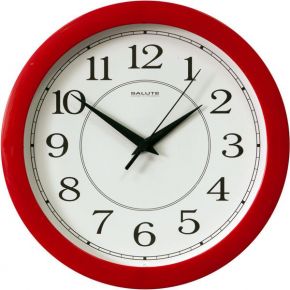 Часы настенные Салют круг 282х40мм Красный (014) (10) Салют