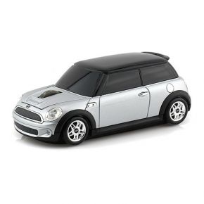 Мышь LANDMICE Mini Cooper S 3кн серебро, беспроводная LANDMICE