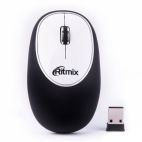 Мышь RITMIX RMW-250 Antistress черный, 1000 dpi, беспровдная Ritmix